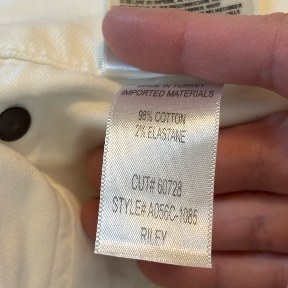 Agolde Riley High Rise Crop Hidden Button Fly - Picture 7 of 9